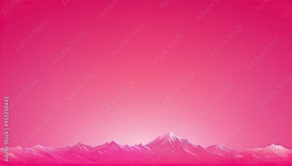 Poster abstract pink and gradient light background with studio backdrops. blank display or clean room for s