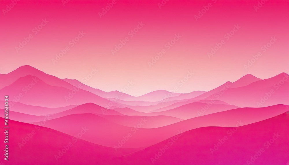 Poster abstract pink and gradient light background with studio backdrops. blank display or clean room for s