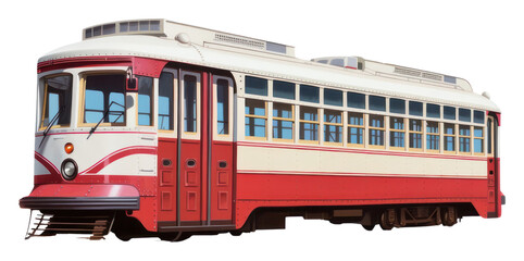 Naklejka premium PNG San francisco tram vehicle railway.