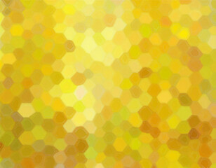 Geometric Honeycomb Pattern Abstract Yellow Hexagon Texture Background with Modern Clean Design