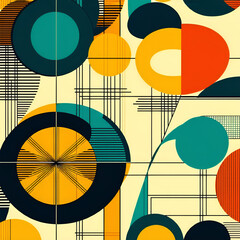 seamless pattern with circles