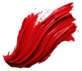 PNG Red paint brush stroke petal white background splattered.