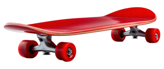 PNG Red skateboard red white background skateboarding.