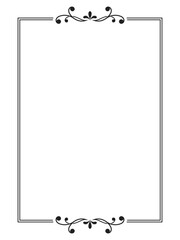 Ornamental square frame. Square decorative banners. Vintage calligraphic ornamental elements.