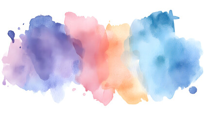 Soft watercolor splashes or strokes in muted tones, offering an artistic yet understated look