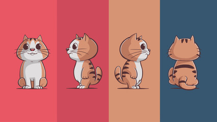 2d vector illustration for cartoon character design for kids and comic book stickers printing and cartoon movie 
