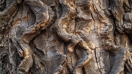 Close-Up of a Tree Bark Texture