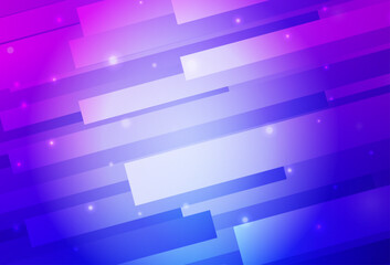 Light Pink, Blue vector pattern in square style.