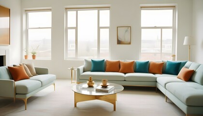 Photo interior modern design room 3d illustration