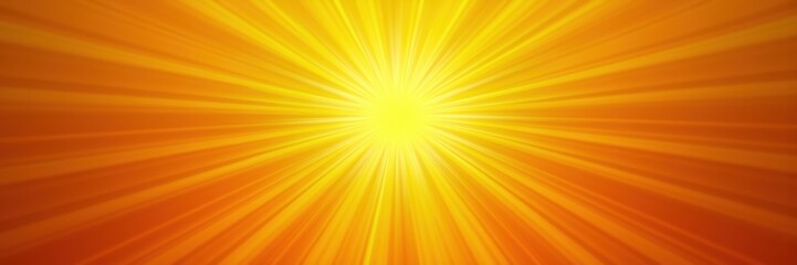 Bright, radiant sunburst effect in vibrant yellows and oranges, perfect for uplifting designs, backgrounds, or energy-related themes.