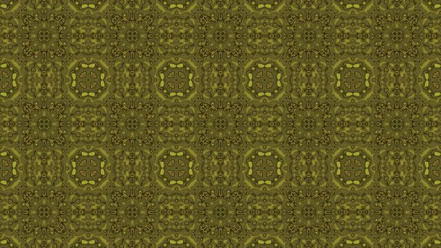 3 d animation of gold colored checkered lines with a moving plane pattern. animation