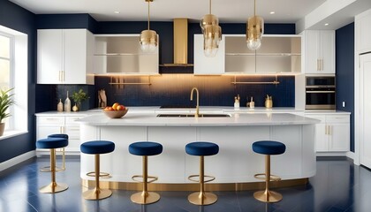 Photo interior modern design room 3d illustration