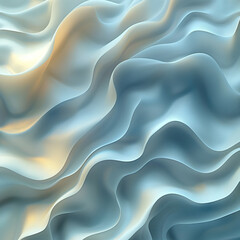 Obraz premium The image is a blue wave with a lot of detail