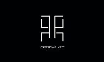 Fototapeta premium HT, TH, H, T abstract letters logo monogram