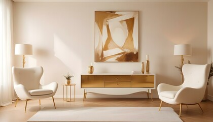 Photo interior modern design room 3d illustration