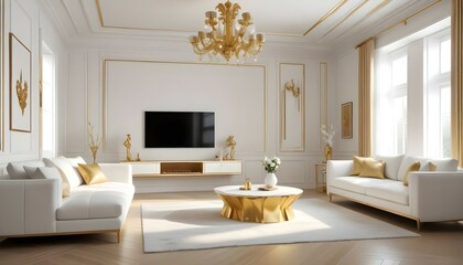 Photo interior modern design room 3d illustration