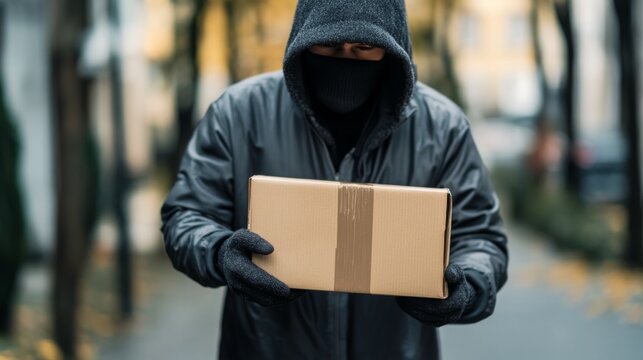 Return product package to online shop Order delivery or shipment Complaint and refund ecommerce Shipping wrong box back Fake scam parcel Damaged goods Merchandise warranty Man and comp