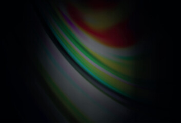 Dark Gray vector blurred bright texture.