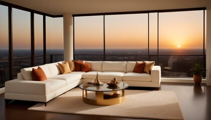 Fototapeta premium Photo interior modern design room 3d illustration