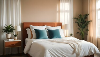 Photo interior modern design room 3d illustration