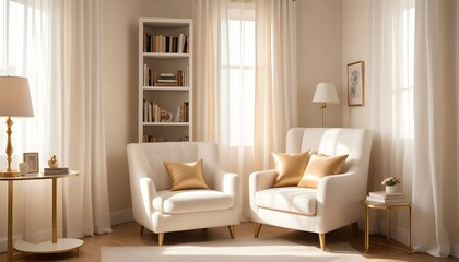 Photo interior modern design room 3d illustration