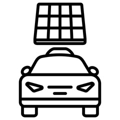Electric Car Icon