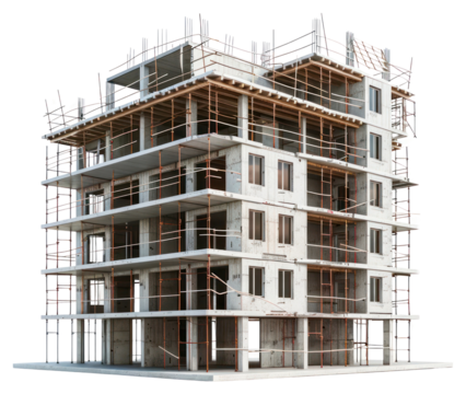 PNG Building construction architecture scaffolding housing. - Powered by Adobe