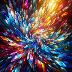 Obraz premium Multicolored Glass Background 