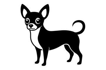 Chihuahua Vector Illustration - Cute and Lively Small Dog Clipart