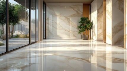3D rendering of white Calacatta onyx marble stone