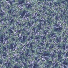 Dry leave collage random pattern in mixed cold colors