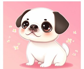 Fototapeta premium Adorable Pet Profile Picture – Perfect for Social Media and Pet Lovers