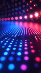 Dark background with lines and spotlights, neon light, and night view. Abstract pink background.