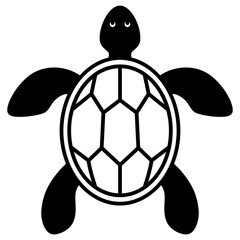 Obraz premium turtle animal icon logo
