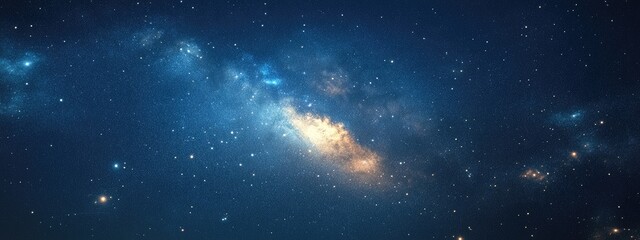 Obraz premium Night sky with stars as a background in a 3D cartoon rendering Universe