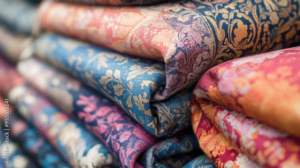 Poster textile designers frequently utilize a range of materials hues and methods to create distinct printe