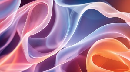 Fototapeta premium Elegant modern backdrop featuring flowing abstract lines