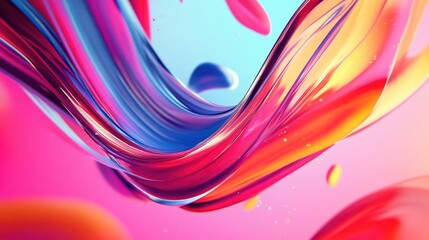 Vibrant abstract motion design