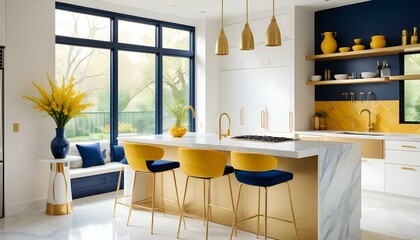 Photo interior modern design room 3d illustration