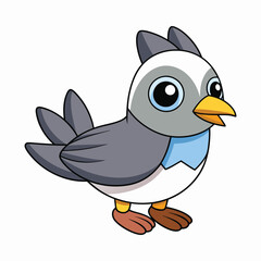 Bird cartoon vector illustration style design