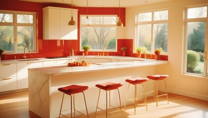 Photo interior modern design room 3d illustration