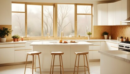 Photo interior modern design room 3d illustration