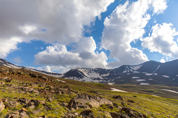 Fototapeta premium Scenic view of Yedigoller Kesis Mountain Erzincan Turkey