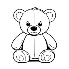 Obraz premium teddy bear with a bow