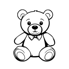 Fototapeta premium teddy bear cartoon