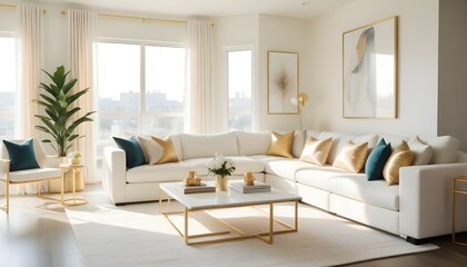 Photo interior modern design room 3d illustration