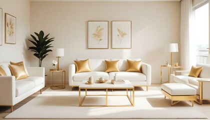 Photo interior modern design room 3d illustration