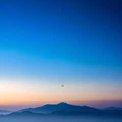 Blue sky. landscape with sky.
