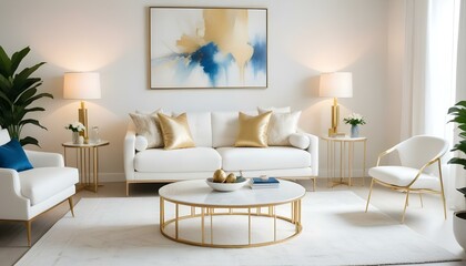 Photo interior modern design room 3d illustration