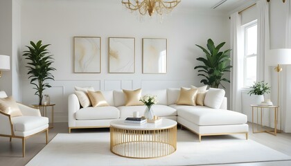 Photo interior modern design room 3d illustration